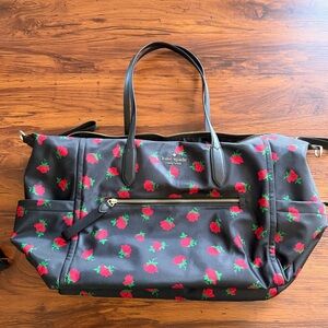 NWT Kate Spade Weekender Bag in Rose Toss